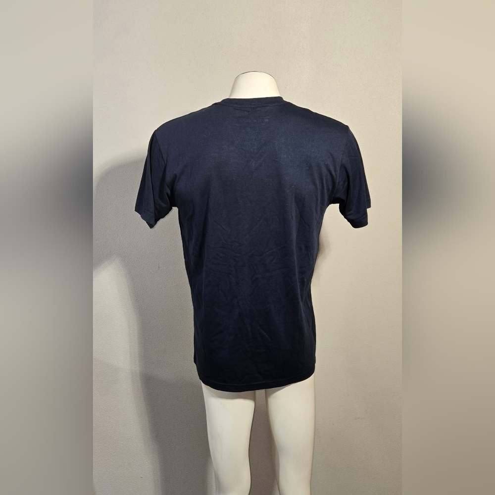Navy Blue Graphic T-Shirt for Men - Picture 2 of 4
